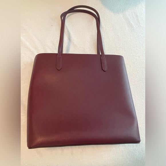 Kate Spade Brynn Large Tote Burgundy Saffiano - Picture 6 of 6